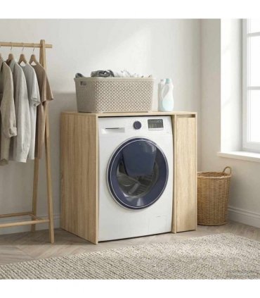 vidaXL Wash Machine Cabinet Sonoma 87 x 60 x 89 cm Engineered wood — Colour: Sonoma oak