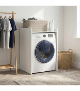 vidaXL Wash Machine Cabinet White 67.5 x 62 x 97 cm Engineered wood