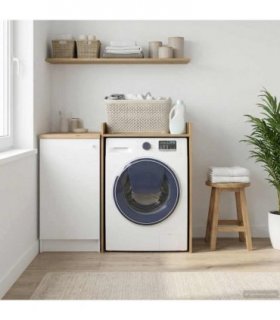 vidaXL Wash Machine Cabinet Artisian Oak 67.5 x 62 x 97 cm — Colour: Artisan oak