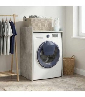 vidaXL Wash Machine Cabinet Concerte 67.5 x 62 x 97 cm Engineered wood — Colour: Concrete grey
