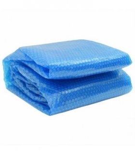 vidaXL Pool Cover Blue 210 cm PE — Size: Ø 210 cm