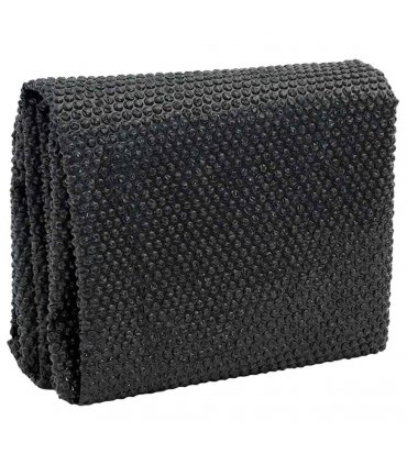vidaXL Pool Cover | Black | Polyethylene with air chambers | 417 cm Diameter — Size: Ø 417 cm