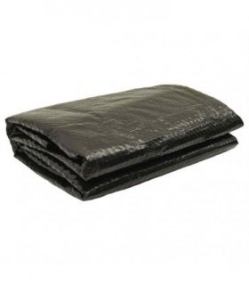 vidaXL Pool Cover Black 300 cm PE — Size: Ø 300 cm