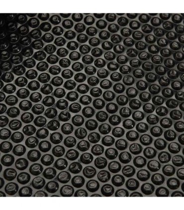 vidaXL Pool Cover | Black | Polyethylene | 210 cm Diameter | Heat-resistant — Size: Ø 210 cm