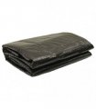 vidaXL Pool Cover Black 356 cm PE — Size: Ø 356 cm