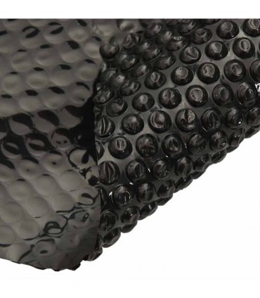 vidaXL Pool Cover Black 356 cm PE — Size: Ø 356 cm