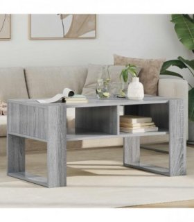 vidaXL Coffee Table Grey Sonoma 92 x 53 x 45 cm Engineered Wood