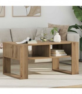 vidaXL Coffee Table Artisan Oak 92 x 53 x 45 cm Engineered Wood