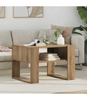 vidaXL Coffee Table Artisan Oak 66 x 53 x 45 cm Engineered Wood