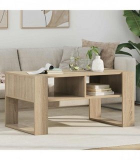 vidaXL Coffee Table Sonoma Oak 92 x 53 x 45 cm Engineered Wood