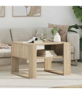 vidaXL Coffee Table Sonoma Oak 66 x 53 x 45 cm Engineered Wood
