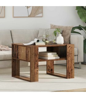 vidaXL Coffee Table Old Wood 66 x 53 x 45 cm Engineered Wood