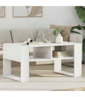 vidaXL Coffee Table with Storage White 92 x 53 x 45 cm Engineered Wood