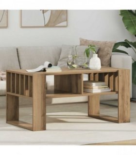 vidaXL Coffee Table Artisan Oak 92 x 49.5 x 45 cm Engineered Wood