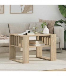 vidaXL Coffee Table Sonoma Oak 66 x 49.5 x 45 cm Engineered Wood