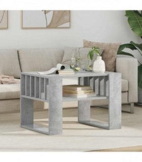 vidaXL Coffee Table Concrete Grey 66 x 49.5 x 45 cm Engineered Wood
