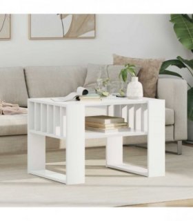 vidaXL Coffee Table White 66 x 49.5 x 45 cm Engineered Wood