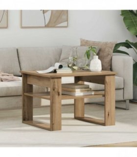 vidaXL Coffee Table Artisan Oak 64 x 54 x 44 cm Engineered Wood