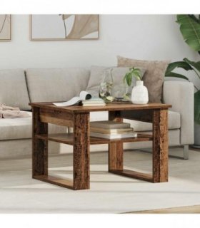 vidaXL Coffee Table Old Wood 64 x 54 x 44 cm Engineered Wood