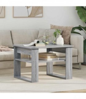 vidaXL Coffee Table Grey Sonoma 64 x 54 x 44 cm Engineered Wood