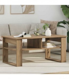 vidaXL Coffee Table Artisan Oak 96 x 54 x 44 cm Engineered Wood