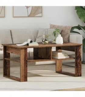vidaXL Coffee Table Old Wood 96 x 54 x 44 cm Engineered Wood