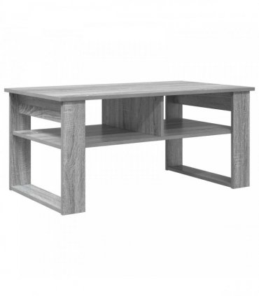 vidaXL Coffee Table Grey Sonoma 96 x 54 x 44 cm Engineered Wood