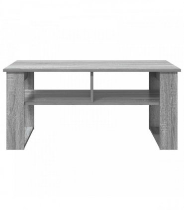 vidaXL Coffee Table Grey Sonoma 96 x 54 x 44 cm Engineered Wood