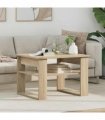 vidaXL Coffee Table Sonoma Oak 64 x 54 x 44 cm Engineered Wood
