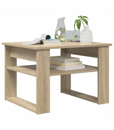 vidaXL Coffee Table Sonoma Oak 64 x 54 x 44 cm Engineered Wood