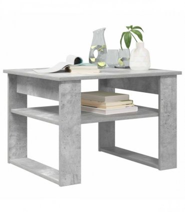 vidaXL Coffee Table Concrete Grey 64 x 54 x 44 cm Engineered Wood