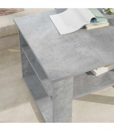 vidaXL Coffee Table Concrete Grey 64 x 54 x 44 cm Engineered Wood