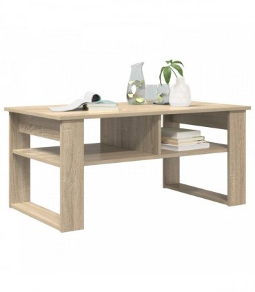 vidaXL Coffee Table Sonoma Oak 96 x 54 x 44 cm Engineered Wood