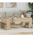 vidaXL Coffee Table Sonoma Oak 110 x 50 x 41 cm Engineered Wood