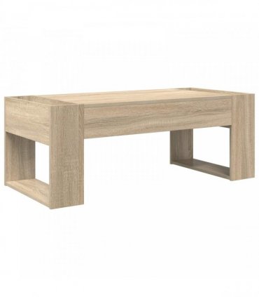 vidaXL Coffee Table Sonoma Oak 110 x 50 x 41 cm Engineered Wood
