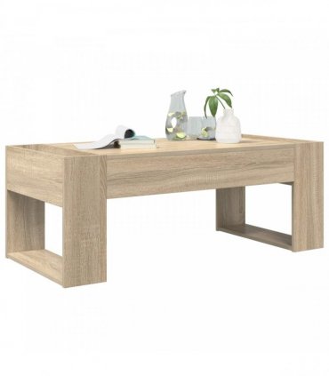 vidaXL Coffee Table Sonoma Oak 110 x 50 x 41 cm Engineered Wood