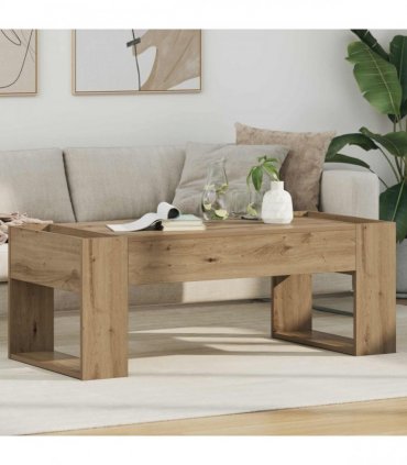 vidaXL Coffee Table Artisan Oak 110 x 50 x 41 cm Engineered Wood