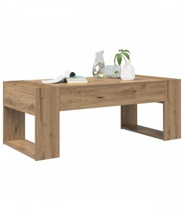 vidaXL Coffee Table Artisan Oak 110 x 50 x 41 cm Engineered Wood