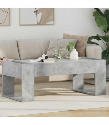 vidaXL Coffee Table Concrete Grey 110 x 50 x 41 cm Engineered Wood