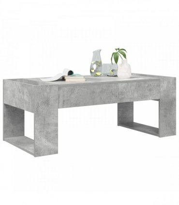 vidaXL Coffee Table Concrete Grey 110 x 50 x 41 cm Engineered Wood