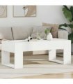 vidaXL Coffee Table White 110 x 50 x 41 cm Engineered Wood
