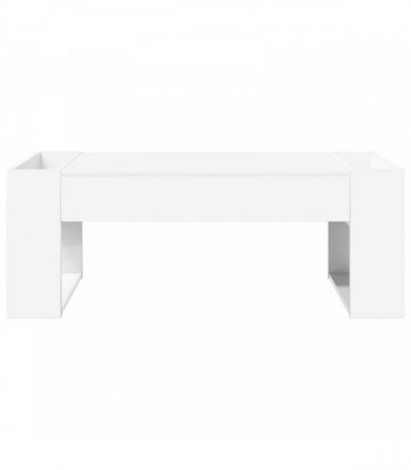 vidaXL Coffee Table White 110 x 50 x 41 cm Engineered Wood