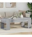 vidaXL Coffee Table Grey Sonoma 110 x 50 x 41 cm Engineered Wood