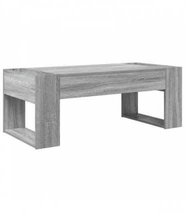 vidaXL Coffee Table Grey Sonoma 110 x 50 x 41 cm Engineered Wood