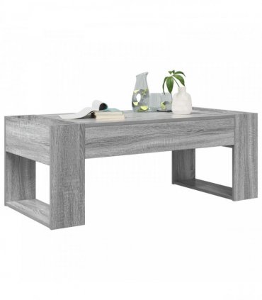 vidaXL Coffee Table Grey Sonoma 110 x 50 x 41 cm Engineered Wood