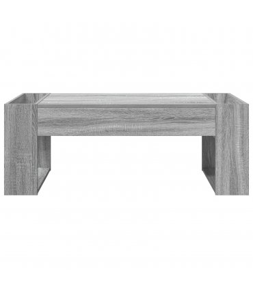 vidaXL Coffee Table Grey Sonoma 110 x 50 x 41 cm Engineered Wood