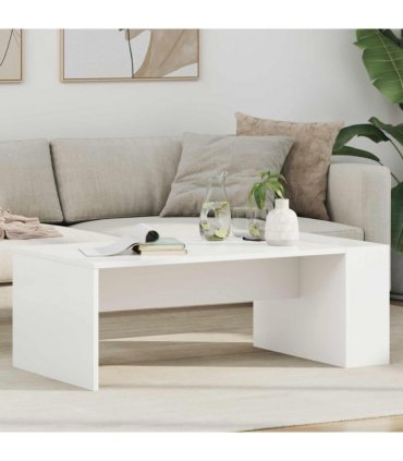 vidaXL Coffee Table White 95 x 50 x 34 cm Engineered Wood