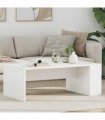 vidaXL Coffee Table White 95 x 50 x 34 cm Engineered Wood