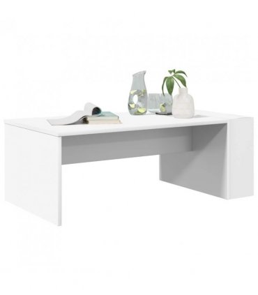 vidaXL Coffee Table White 95 x 50 x 34 cm Engineered Wood