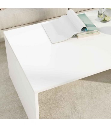 vidaXL Coffee Table White 95 x 50 x 34 cm Engineered Wood